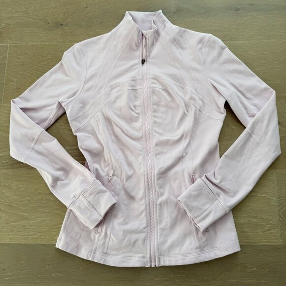 Lululemon Define Jacket Size 8 in Light Pink (Luon) - Picture 1 of 4